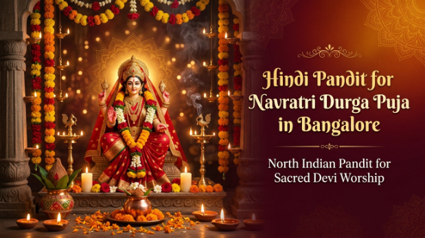 Navratri Durga Puja in Bangalore with a Hindi pandit from North Smart Vedik Puja