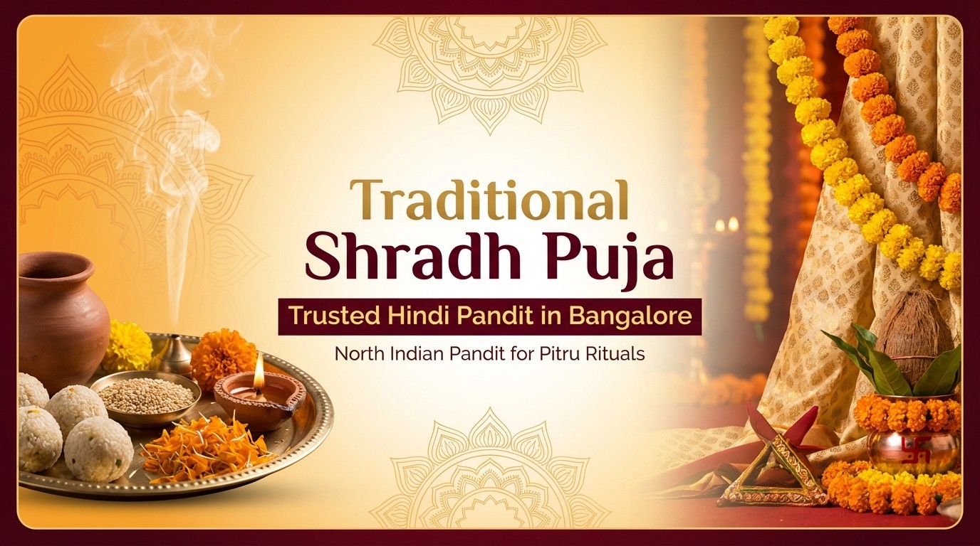 Shradh Puja in Bangalore with a Hindi pandit from North Smart Vedik Puja